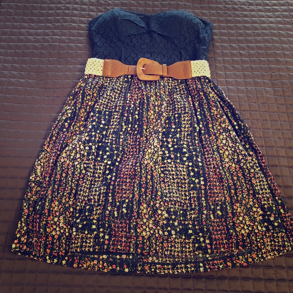 Sixty Triangles Strapless Dress